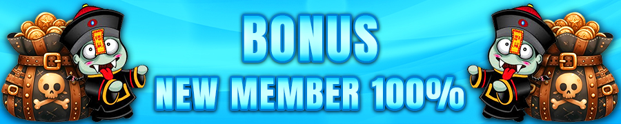 BONUS NEW MEMBER 100%
